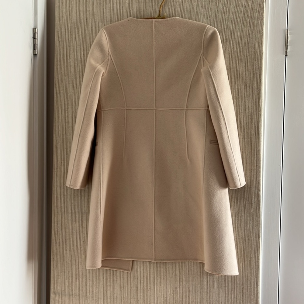 Ellie Kai wool Blush Pink wool Open coat jacket XS - Picture 6 of 9
